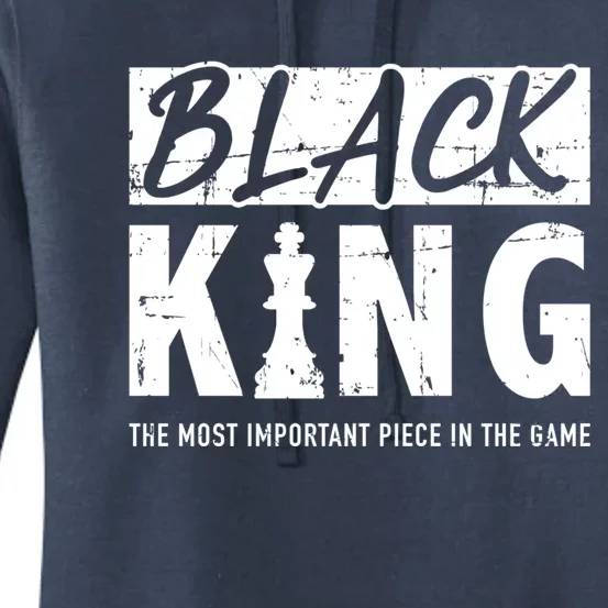 Black King Important Piece For Proud African And Afro Pride Gift Women's Pullover Hoodie