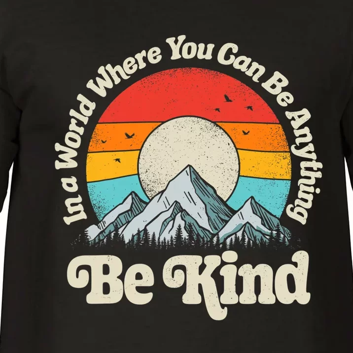 Be Kind In A World Where You Can Be Anything Kindness Retro Comfort Colors T-Shirt