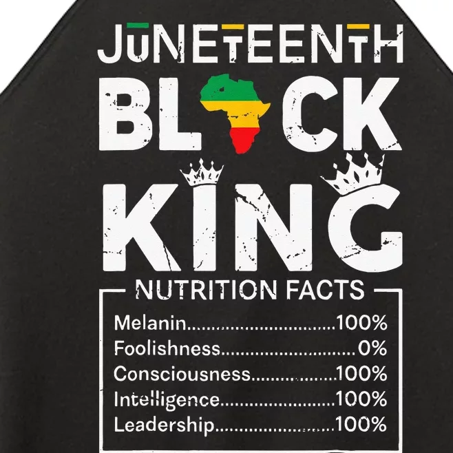 Black King Juneteenth 1865 Independence Day Black Pride Women’s Perfect Tri Rocker Tank