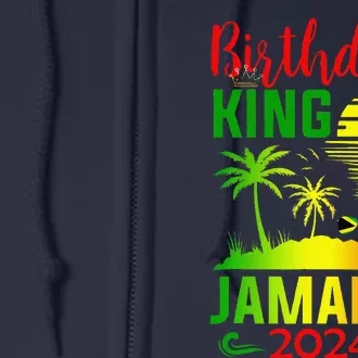 Birthday King Jamaica 2024 Jamaican Vacation Trip Full Zip Hoodie