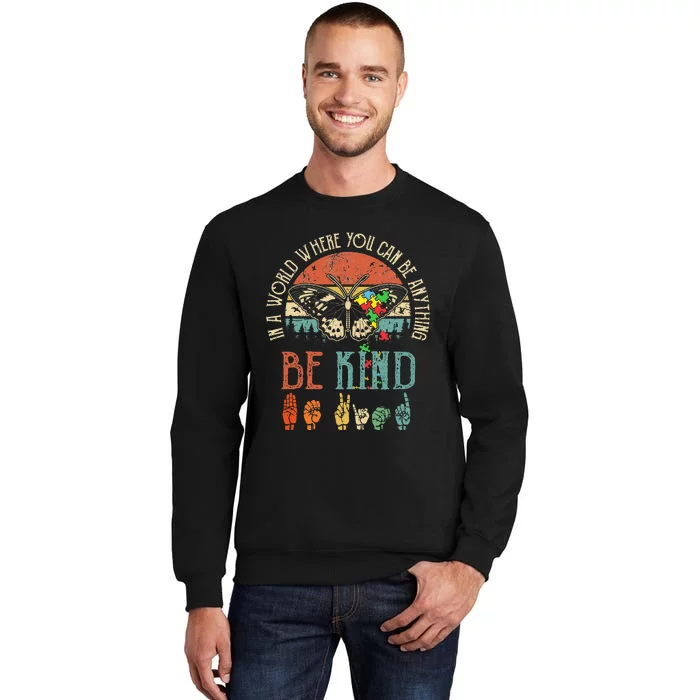 Be Kind Kindness For Women Autism Awareness Sweatshirt