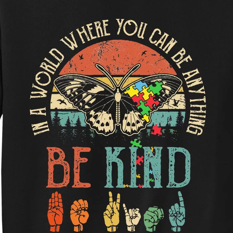 Be Kind Kindness For Women Autism Awareness Sweatshirt