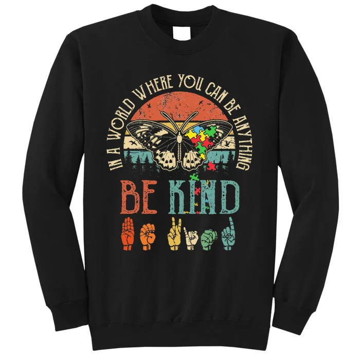 Be Kind Kindness For Women Autism Awareness Sweatshirt