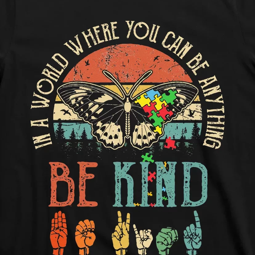 Be Kind Kindness For Women Autism Awareness T-Shirt