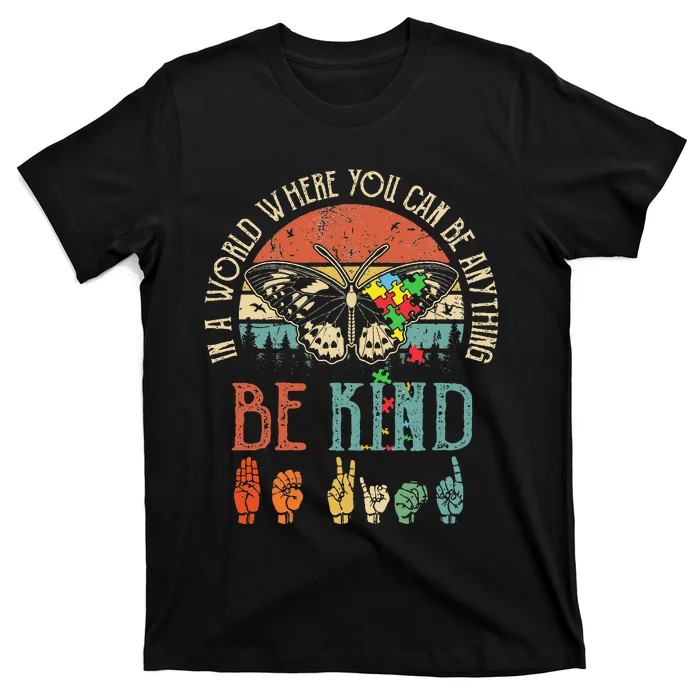 Be Kind Kindness For Women Autism Awareness T-Shirt