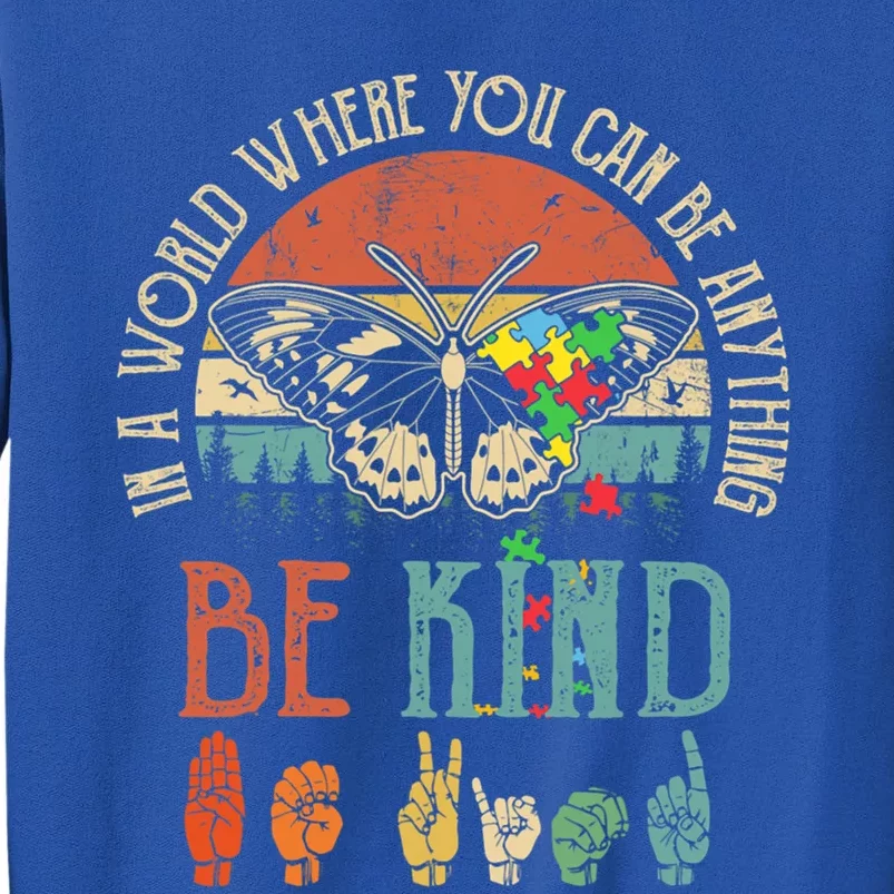 Be Kind Kindness Heart Love Autism Awareness Gift Sweatshirt