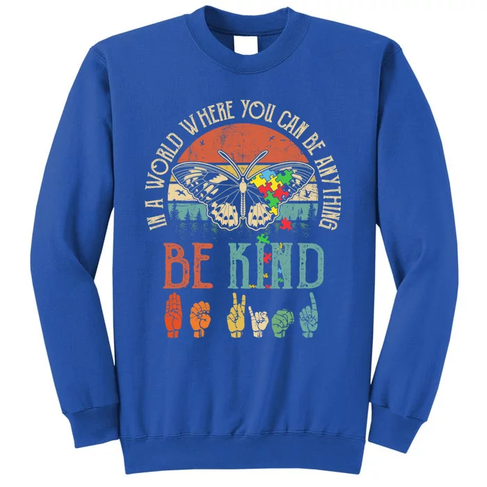 Be Kind Kindness Heart Love Autism Awareness Gift Sweatshirt