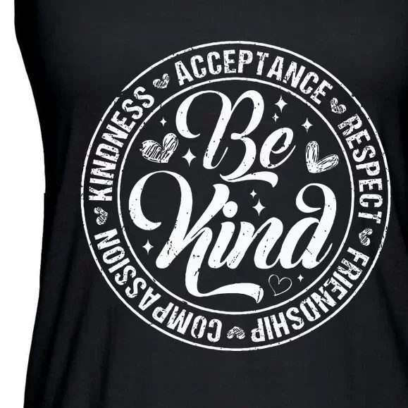 Be Kind Kindness Acceptance End Bullying Unity Day Orange Ladies Essential Flowy Tank