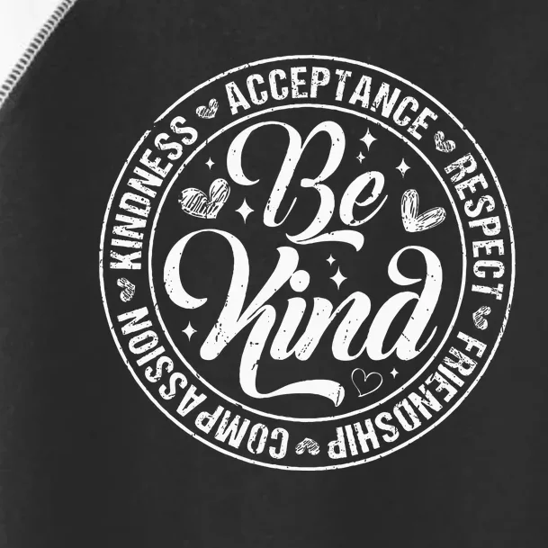 Be Kind Kindness Acceptance End Bullying Unity Day Orange Toddler Fine Jersey T-Shirt