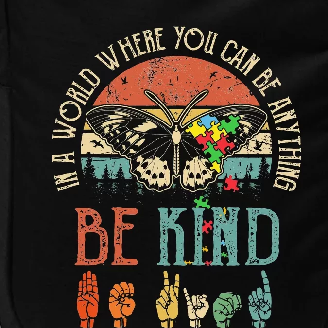 Be Kind Kindness For  Autism Awareness Impact Tech Backpack