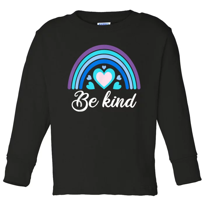 Be Kind Kindness Shirts For Teachers Toddler Long Sleeve Shirt