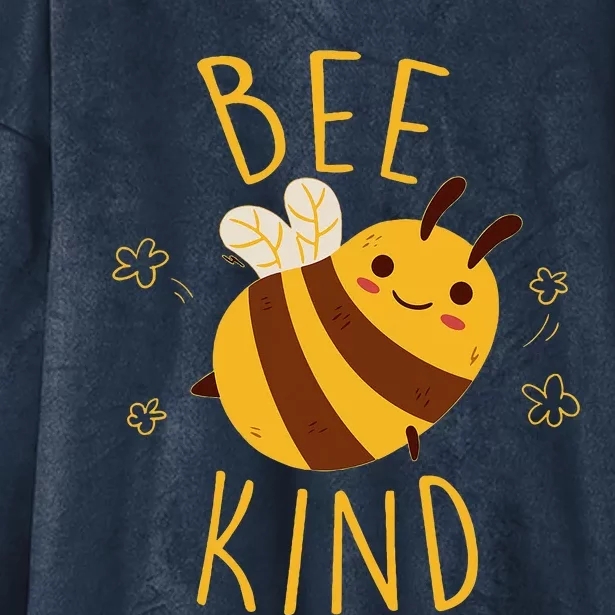 Bee Kind Kindness Hooded Wearable Blanket