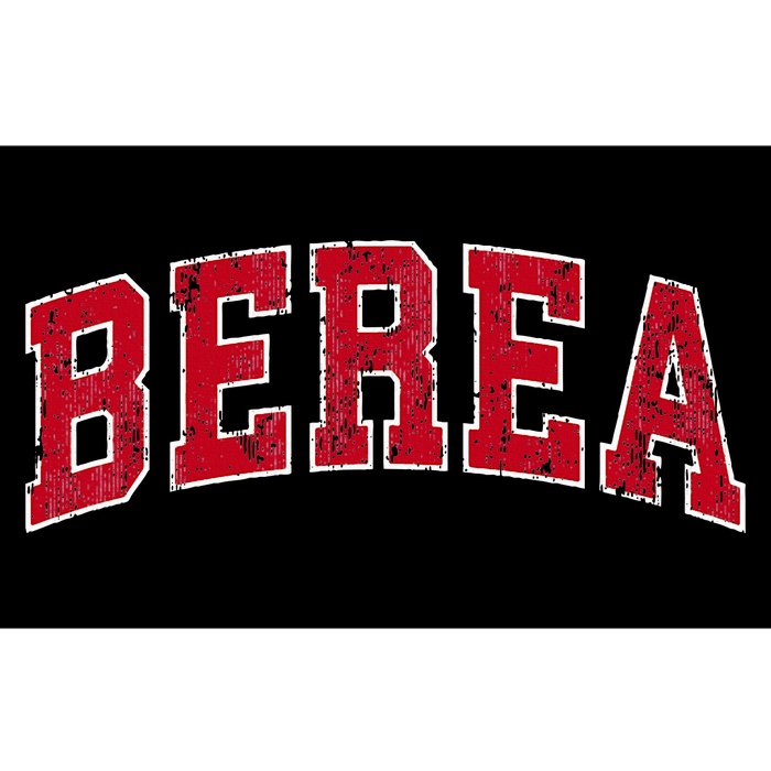 Berea Kentucky Ky Vintage Sports Design Red Design Bumper Sticker