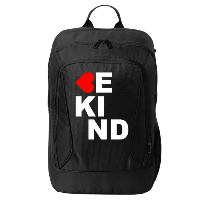 Be Kind Love Heart, Kindness Matters City Backpack