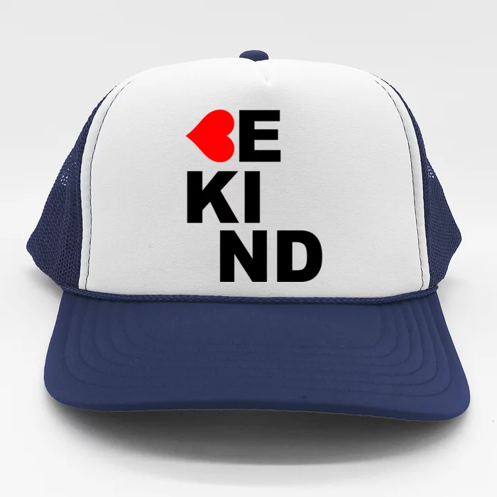 Be Kind Love Heart, Kindness Matters Trucker Hat