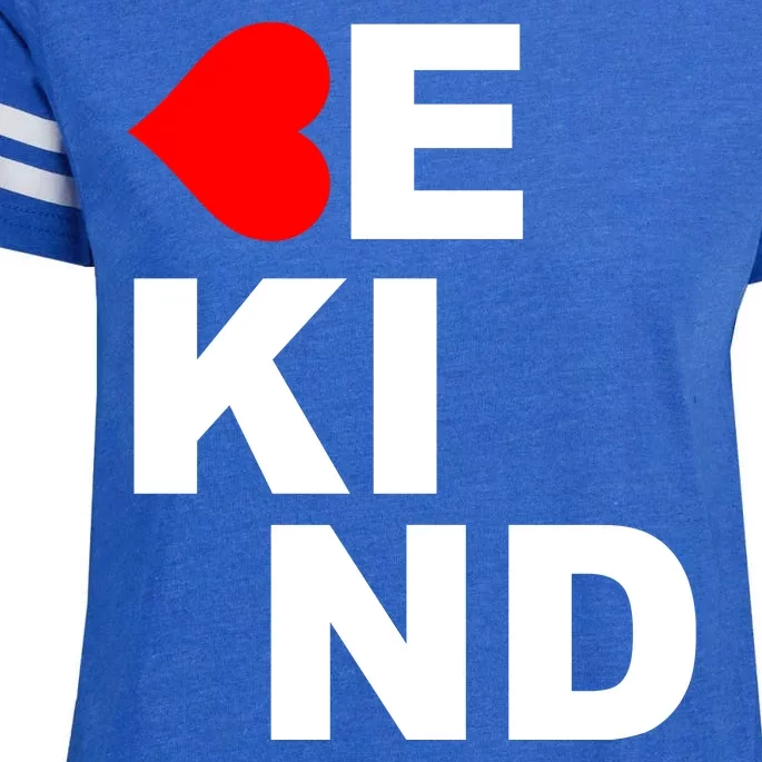 Be Kind Love Heart, Kindness Matters Enza Ladies Jersey Football T-Shirt