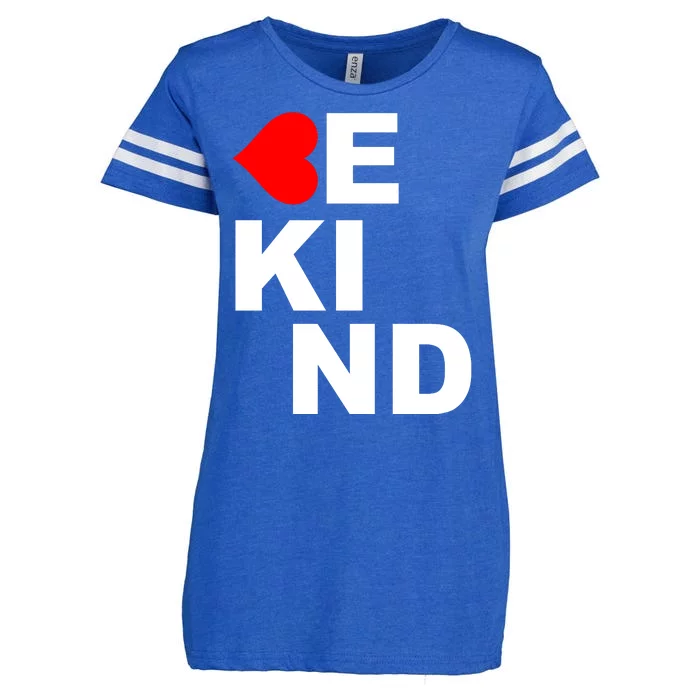 Be Kind Love Heart, Kindness Matters Enza Ladies Jersey Football T-Shirt