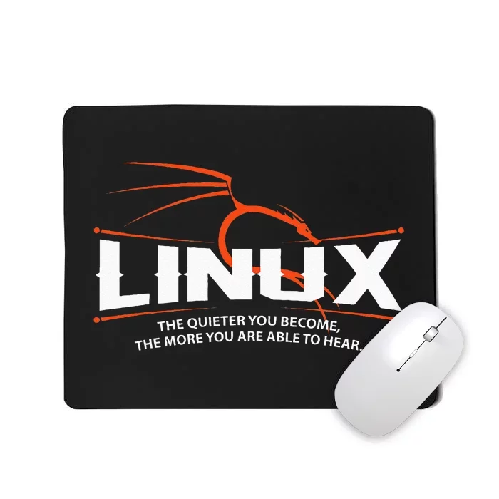 Backtrack Kali Linux Dragon And Tagline Mousepad