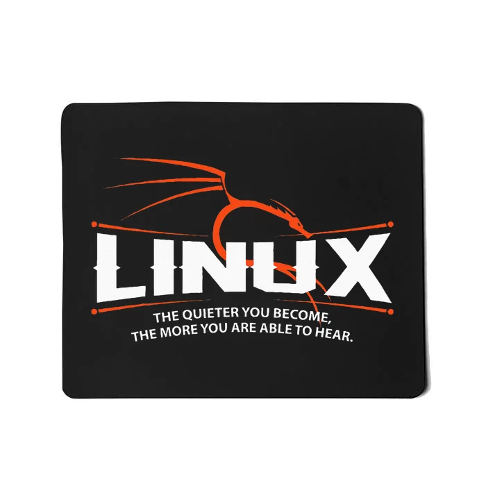 Backtrack Kali Linux Dragon And Tagline Mousepad