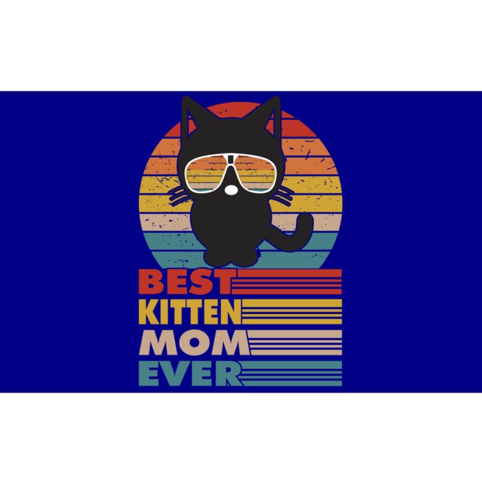 Best Kitten Mom Ever Cat Lover Mothersday Funny Gift Bumper Sticker