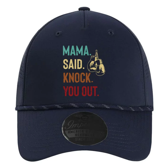 Boxing Kickboxing Mama Said Knock You Out Performance The Dyno Cap