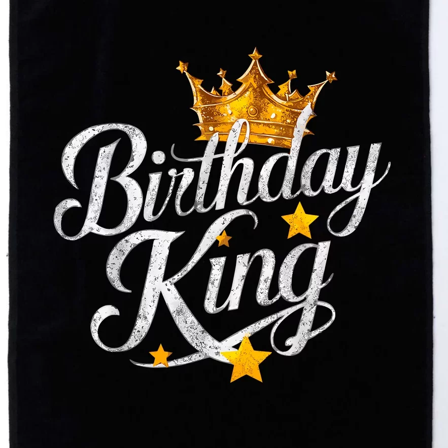 Birthday King Matching Birthday Bday Platinum Collection Golf Towel