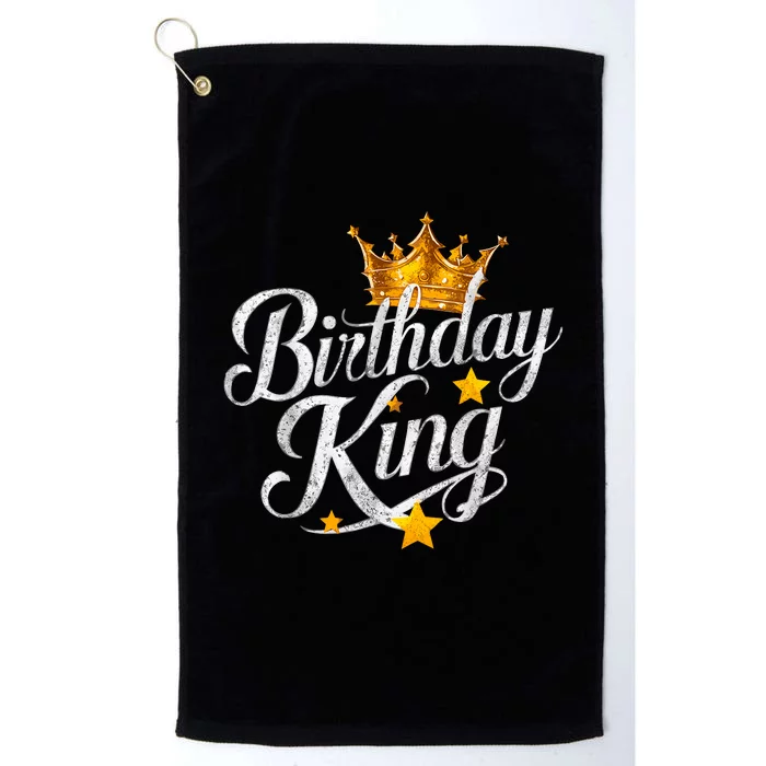 Birthday King Matching Birthday Bday Platinum Collection Golf Towel