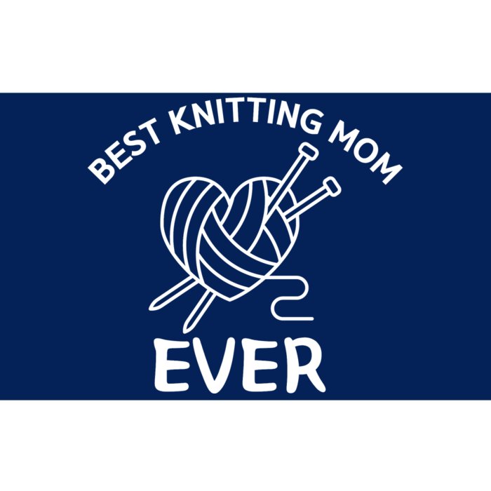 Best Knitting Mom Ever Funny Knitting Bumper Sticker