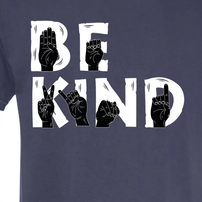 Be Kind Melanin Interpreter Sign Language African American Gift Garment-Dyed Heavyweight T-Shirt