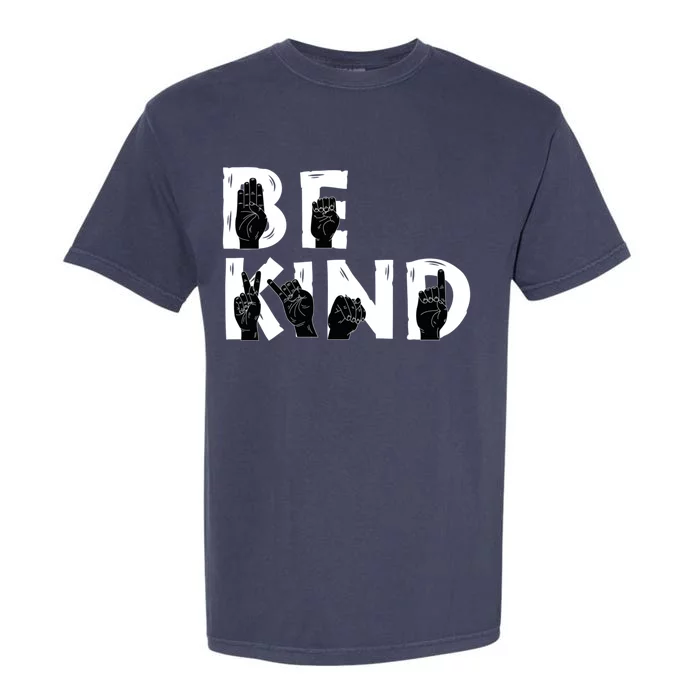 Be Kind Melanin Interpreter Sign Language African American Gift Garment-Dyed Heavyweight T-Shirt