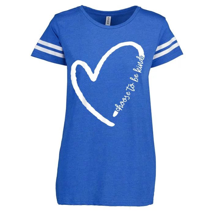 Be Kind Motivational Kindness Inspirational Encouragement Enza Ladies Jersey Football T-Shirt