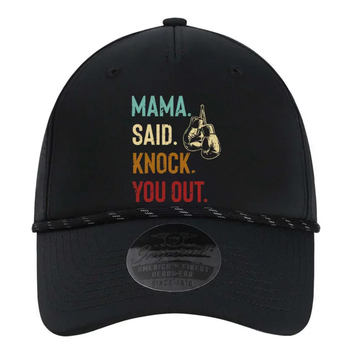 Boxing Kickboxing Mama Said Knock You Out Performance The Dyno Cap