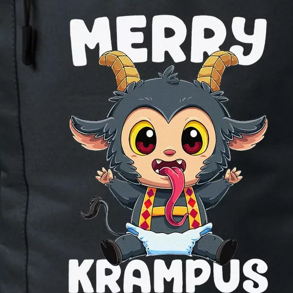 Baby Krampus Manga Kawaii Christmas Creepy Merry Krampus Daily Commute Backpack