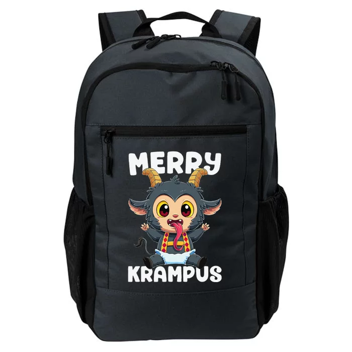 Baby Krampus Manga Kawaii Christmas Creepy Merry Krampus Daily Commute Backpack