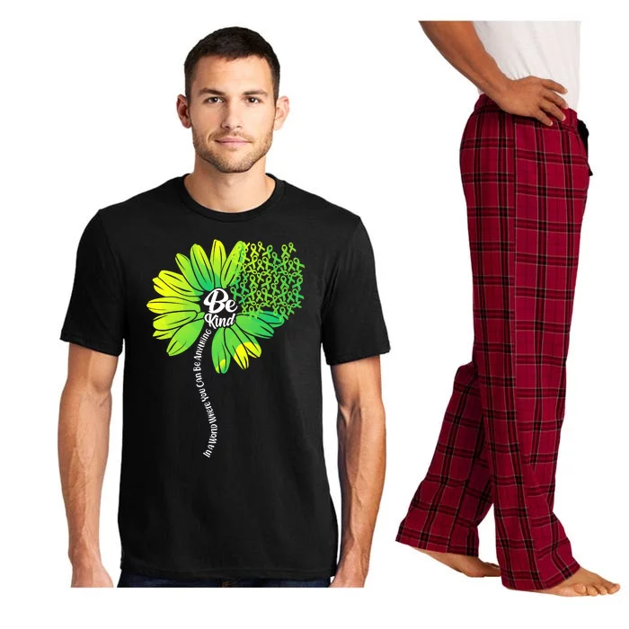 Be Kind Mental Health Awareness Flower Pajama Set