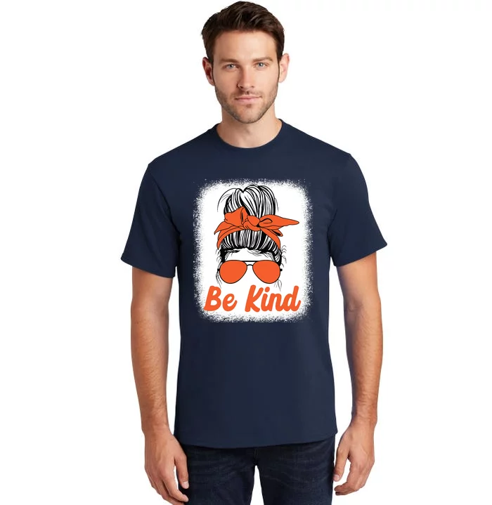 Be Kind Messy Unity Day Orange Anti Bullying Kids Unity Day Tall T-Shirt