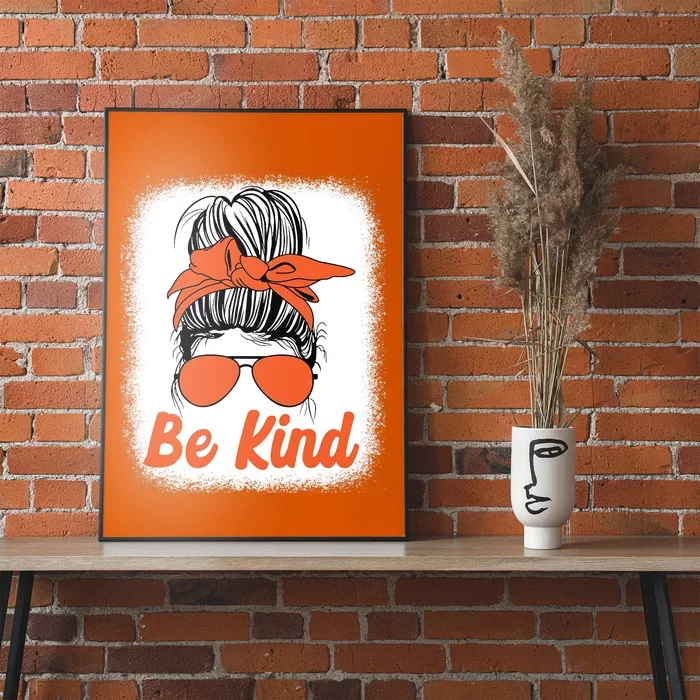 Be Kind Messy Unity Day Orange Anti Bullying Kids Unity Day Poster