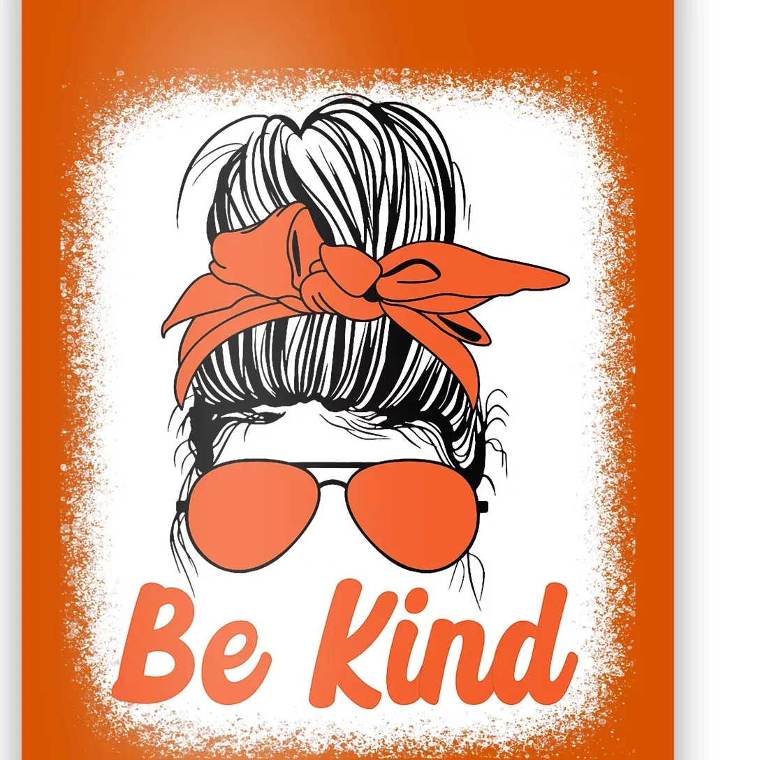 Be Kind Messy Unity Day Orange Anti Bullying Kids Unity Day Poster