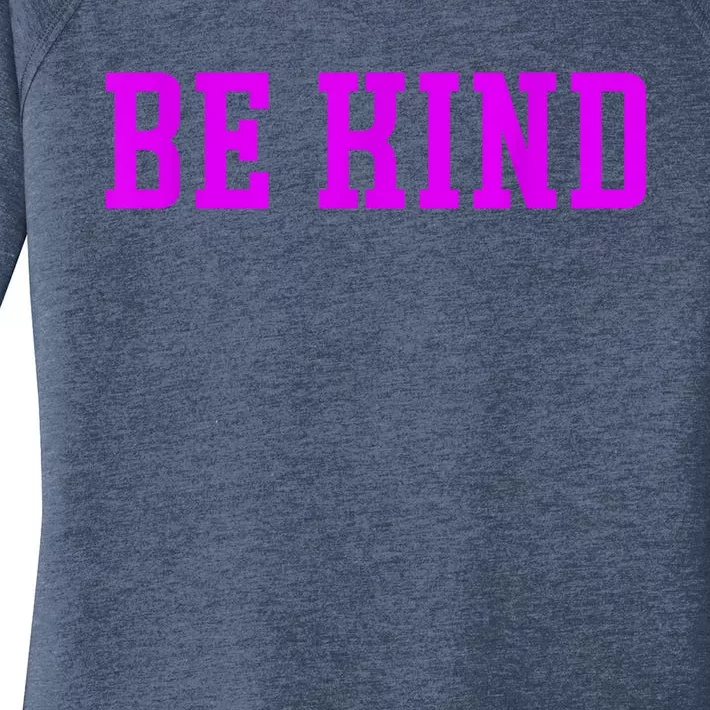 Be Kind Men Women Kids Women's Perfect Tri Tunic Long Sleeve Shirt