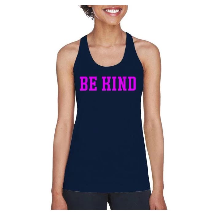 Be Kind Men Women Kids Women's Racerback Tank