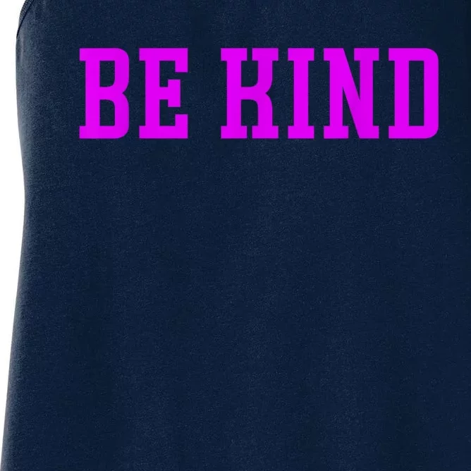 Be Kind Men Women Kids Women's Racerback Tank