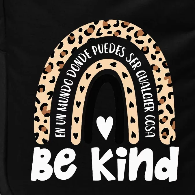 Be Kind Orange Unity Day Rainbow ASL Sé Amble Spanish Crew Impact Tech Backpack