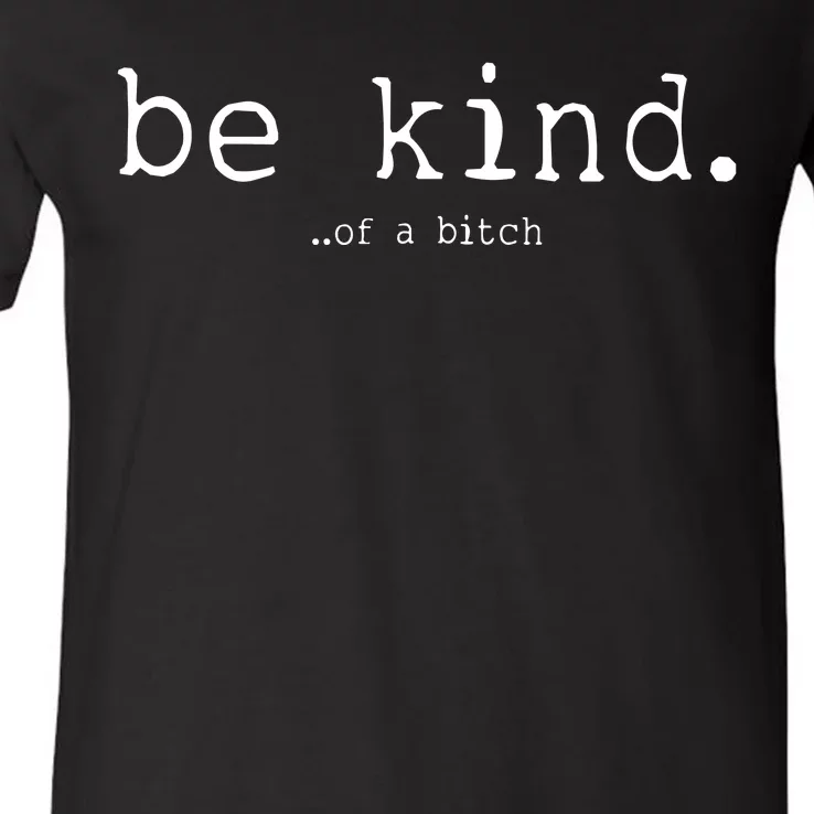 Be Kind Of A Bitch Funny V-Neck T-Shirt