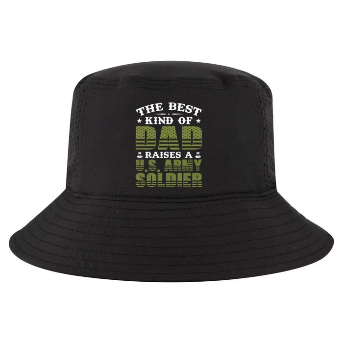 Best Kind Of Dad Raised A US Army Soldier Cool Comfort Performance Bucket Hat