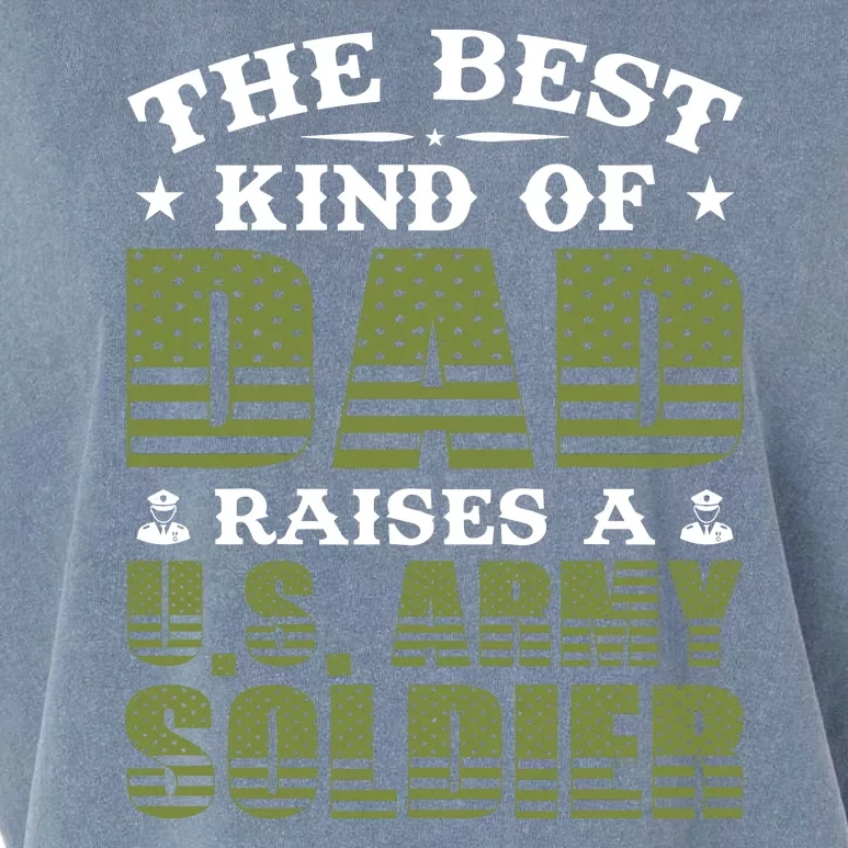 Best Kind Of Dad Raised A US Army Soldier Garment-Dyed Women's Muscle Tee