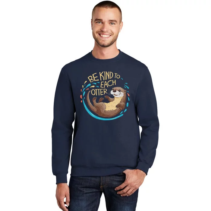 Be Kind Otter Pun Cute Sweatshirt