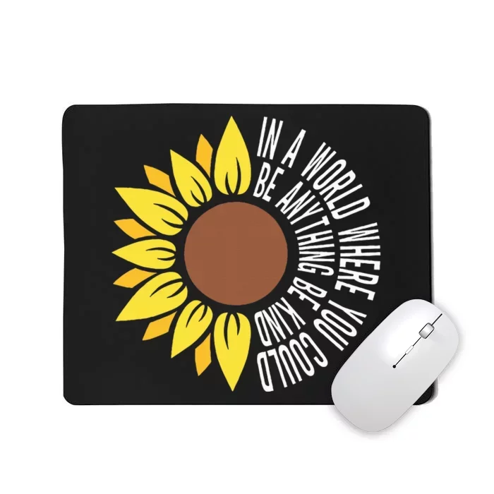 Be Kind Orange Flower Anti Bullying Awareness Unity Day Mousepad