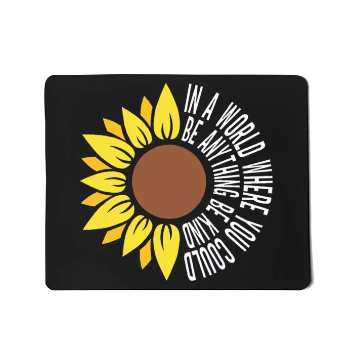 Be Kind Orange Flower Anti Bullying Awareness Unity Day Mousepad