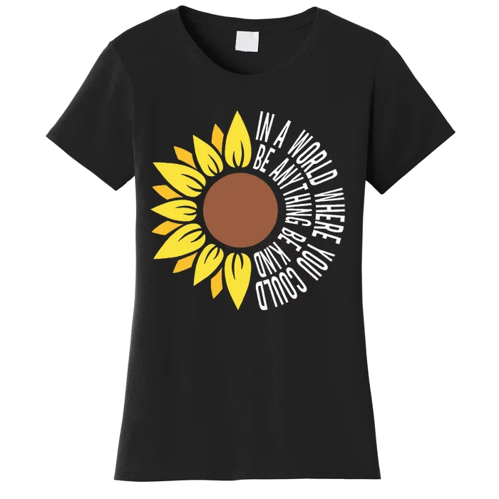 Be Kind Orange Flower Anti Bullying Awareness Unity Day Women's T-Shirt