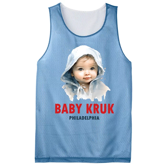 Baby Kruk Philadelphia Funny Mesh Reversible Basketball Jersey Tank